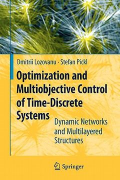 portada optimization and multiobjective control of time-discrete systems: dynamic networks and multilayered structures (en Inglés)