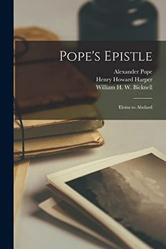 portada Pope'S Epistle: Eloisa to Abelard (en Inglés)