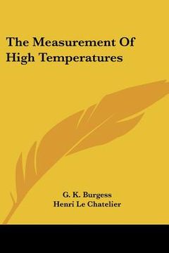 portada the measurement of high temperatures