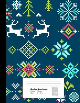 portada Beading Graph Paper: 8.5x11 Graph Paper for Design Beading Pattern- Beading on a Loom- Peyote Stitch Bead work, Bead Jewelry Bracelet /120 (in English)
