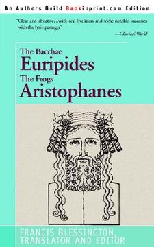 portada the bacchae euripides the frogs aristophanes (in English)