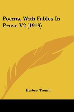 portada poems, with fables in prose v2 (1919) (en Inglés)