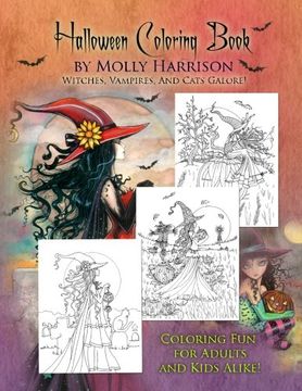 portada Halloween Coloring Book: by Molly Harrison