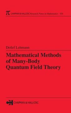 portada mathematical methods of many-body quantum field theory (en Inglés)