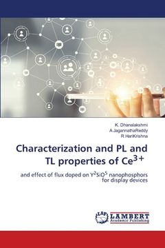 portada Characterization and PL and TL properties of Ce3+ (en Inglés)