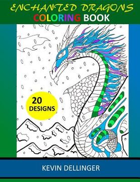 portada Enchanted Dragons Coloring Book (en Inglés)