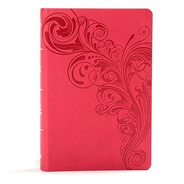 portada Kjv Large Print Personal Size Reference Bible, Pink Leathertouch (in English)
