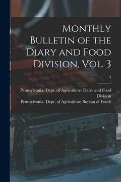 portada Monthly Bulletin of the Diary and Food Division, Vol. 3; 3 (in English)
