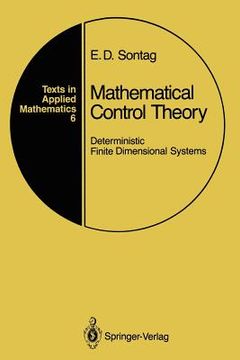 portada mathematical control theory: deterministic finite dimensional systems (in English)