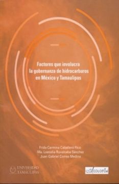 portada FACTORES QUE INVOLUCRAN LA GOBERNANZA DE HIDROCARBUROS EN MEXICO Y TAMAULIPAS / VOL. 1