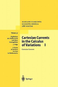 portada cartesian currents in the calculus of variations i: cartesian currents (en Inglés)