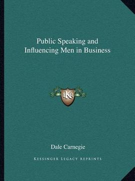 portada public speaking and influencing men in business (en Inglés)