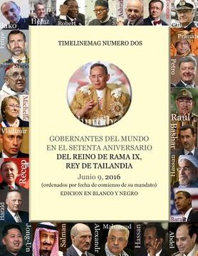 portada Gobernantes del mundo en Junio 2016: Aniversario 70 del reinado de Rama IX, Rey de Tailandia