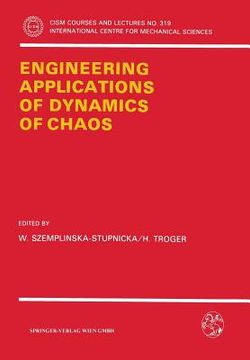 portada engineering applications of dynamics of chaos (en Inglés)