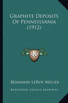 portada graphite deposits of pennsylvania (1912) (in English)