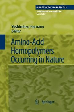 portada amino-acid homopolymers occurring in nature (en Inglés)