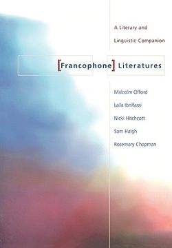 portada francophone literatures: a literary and linguistic companion (en Inglés)