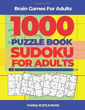 portada Brain Games for Adults - 1000 Puzzle Book Sudoku for Adults: Brain Teaser Puzzles 