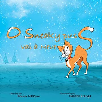 portada Sneaky Puss Goes to the Snow (en Portugués)