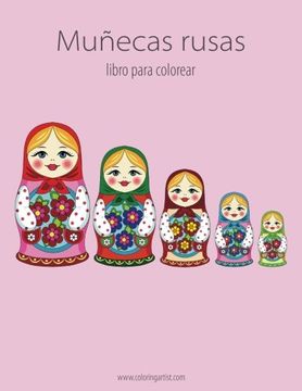 portada Muñecas Rusas Libro Para Colorear 1: Volume 1