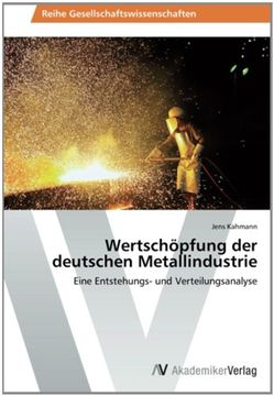 portada Wertschöpfung der deutschen Metallindustrie: Eine Entstehungs- und Verteilungsanalyse