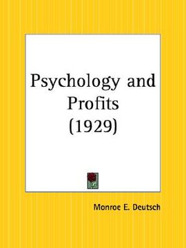 portada psychology and profits (en Inglés)