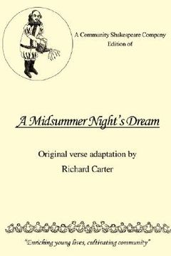 portada a community shakespeare company edition of a midsummer night's dream (en Inglés)