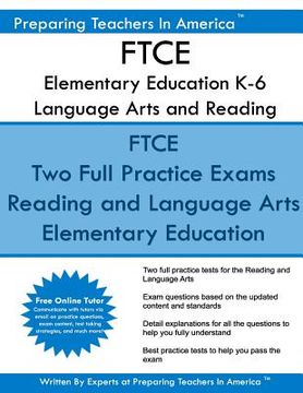 portada FTCE Elementary Education K-6 Language Arts and Reading: Elementary Education Subtest 1: Language Arts and Reading 601 (en Inglés)