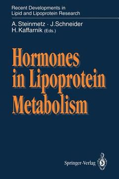 portada hormones in lipoprotein metabolism (en Inglés)
