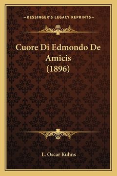 portada Cuore Di Edmondo De Amicis (1896) (en Italiano)