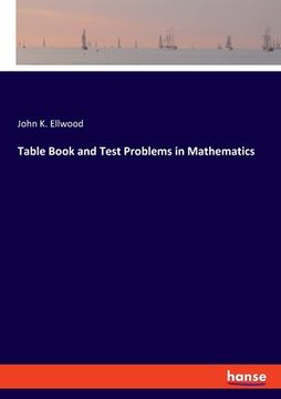 portada Table Book and Test Problems in Mathematics (en Inglés)