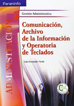 portada Comunicación, Archivo de la Información y Operatoria de Teclados
