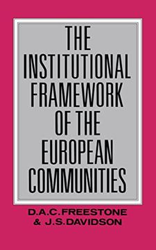portada The Institutional Framework of the European Communities (en Inglés)