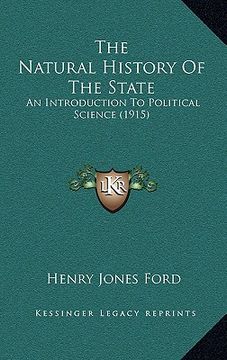 portada the natural history of the state: an introduction to political science (1915)