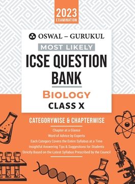 portada Oswal - Gurukul Biology Most Likely Question Bank: ICSE Class 10 For 2023 Exam 