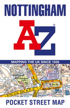 portada Nottingham Pocket Street Map (en Inglés)