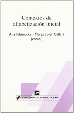 portada Contextos de Alfabetización Inicial (in Spanish)