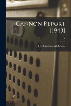 portada Cannon Report [1943]; IX (en Inglés)
