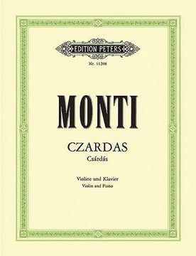 portada Czardas (Csárdás) for Violin and Piano (in English)