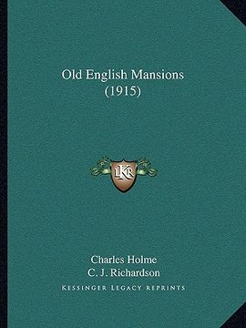 portada old english mansions (1915) (in English)