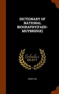 portada Dictionary of National Biography(faed-Muybridge) (en Inglés)