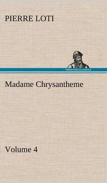 portada madame chrysantheme - volume 4