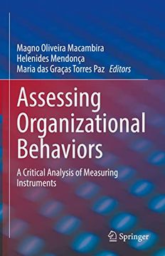 portada Assessing Organizational Behaviors: A Critical Analysis of Measuring Instruments