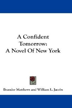 portada a confident tomorrow: a novel of new york (en Inglés)