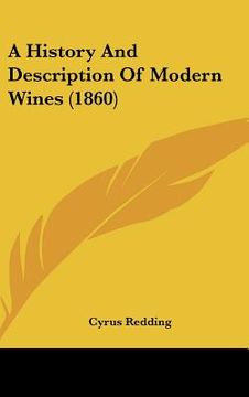 portada a history and description of modern wines (1860) (in English)