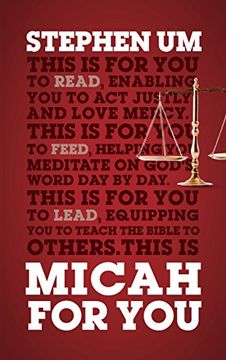 portada Micah for you (en Inglés)
