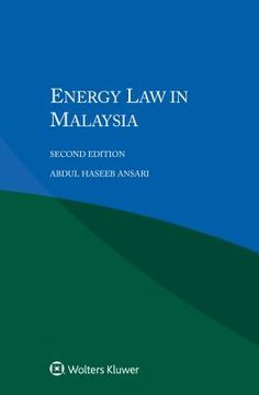 portada Energy Law in Malaysia (en Inglés)