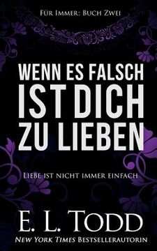 portada Wenn es falsch ist dich zu lieben (in German)