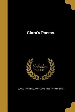 portada Clara's Poems