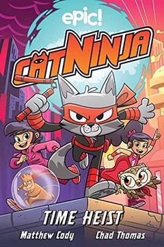 portada Cat Ninja 02 Time Heist (en Inglés)